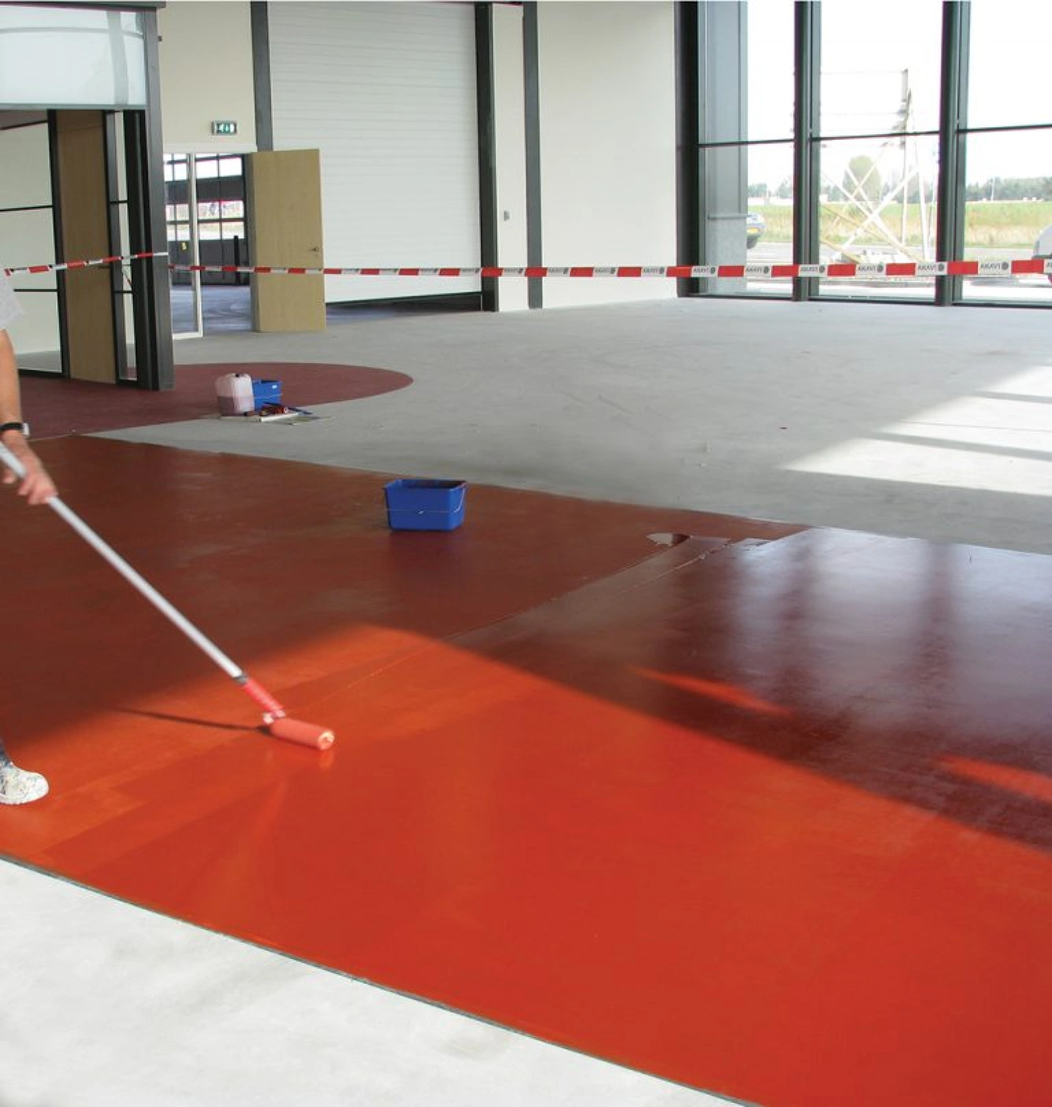 Beton kleuren en beschermen